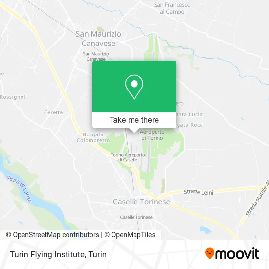 Turin Flying Institute map