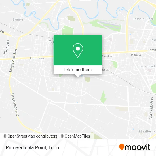 Primaedicola Point map