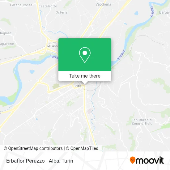 Erbaflor Peruzzo - Alba map