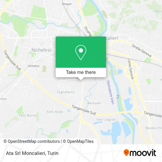Ata Srl Moncalieri map
