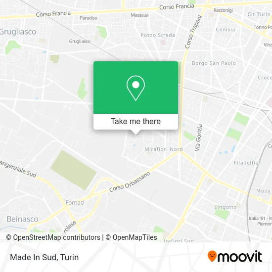 Made In Sud map