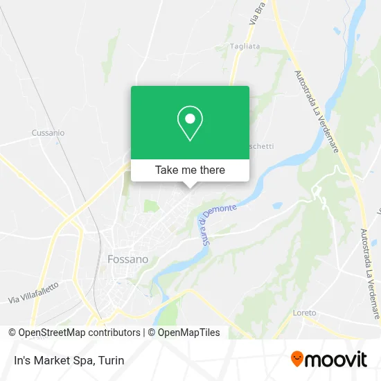In's Market Spa map