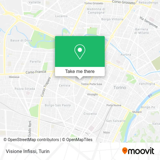 Visione Infissi map