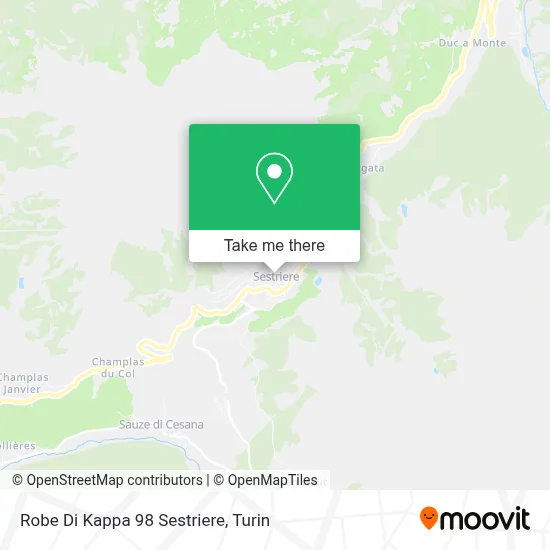 Robe Di Kappa 98 Sestriere map