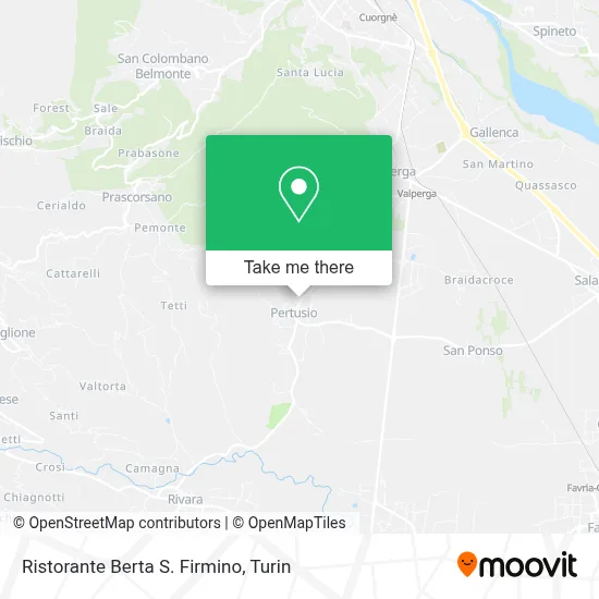 Ristorante Berta S. Firmino map