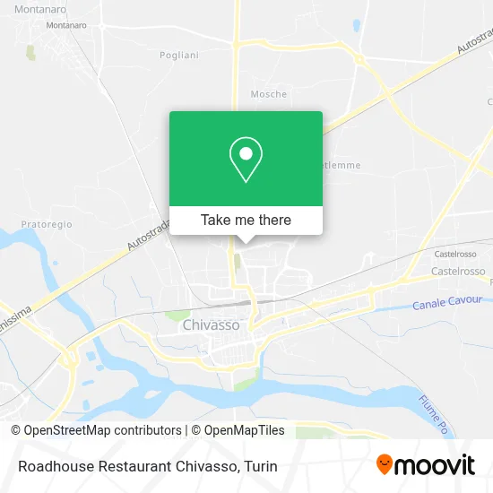 Roadhouse Restaurant Chivasso map