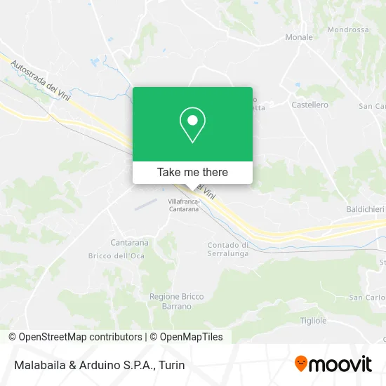 Malabaila & Arduino S.P.A. map