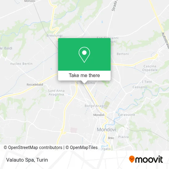 Valauto Spa map
