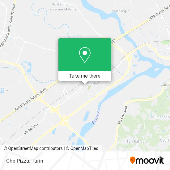 Che Pizza map