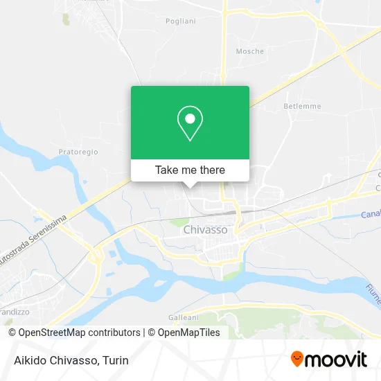 Aikido Chivasso map