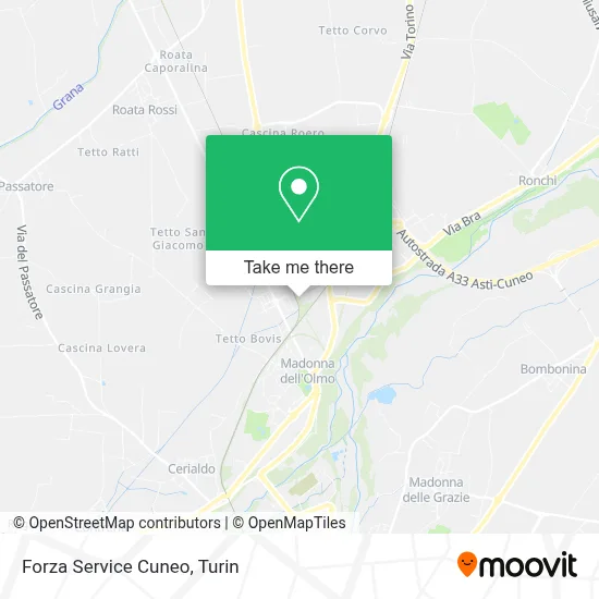 Forza Service Cuneo map