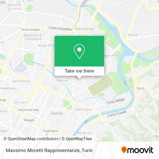 Massimo Moretti Rappresentanze map