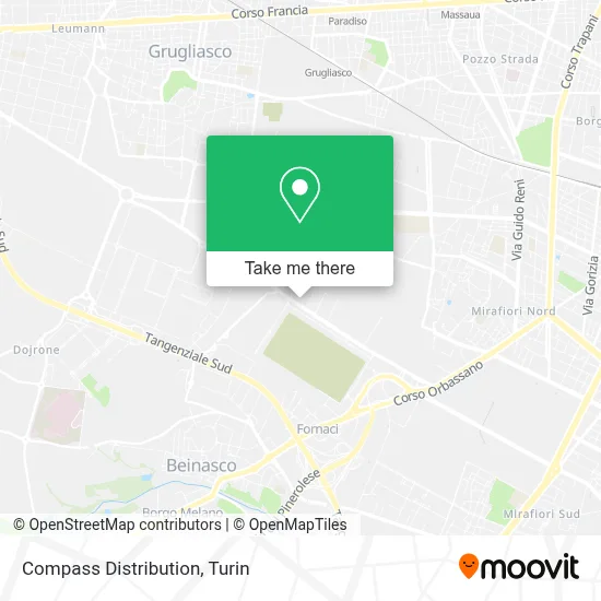 Compass Distribution map