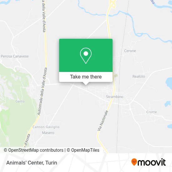 Animals' Center map