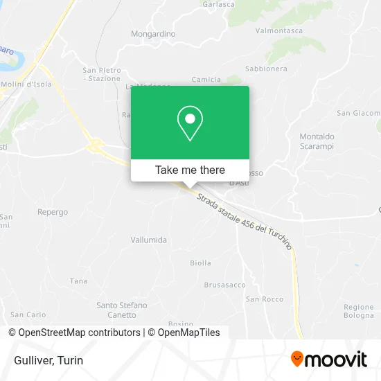 Gulliver map