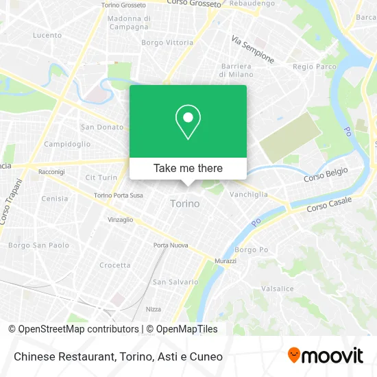 Chinese Restaurant map
