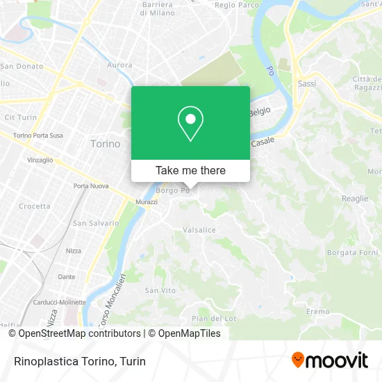 Rinoplastica Torino map