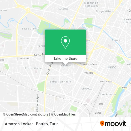 Amazon Locker - Battito map