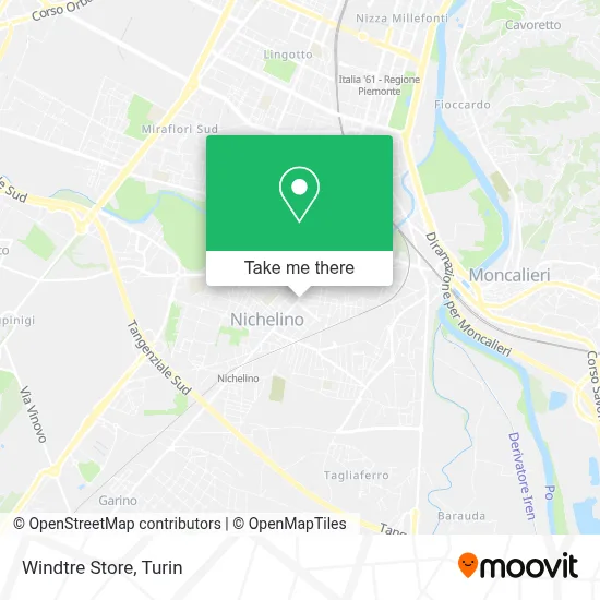 Windtre Store map