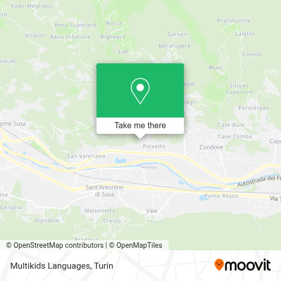 Multikids Languages map