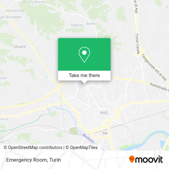 Emergency Room map