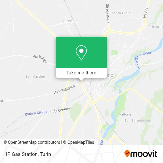 IP Gas Station map