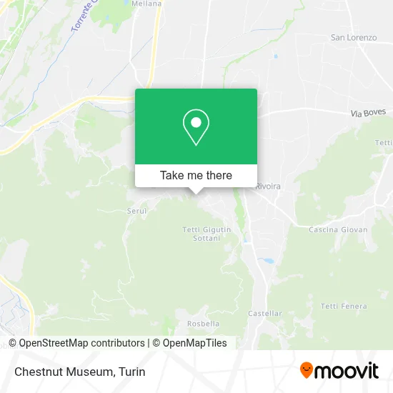Chestnut Museum map