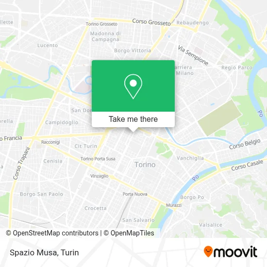 Spazio Musa map