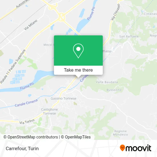 Carrefour map