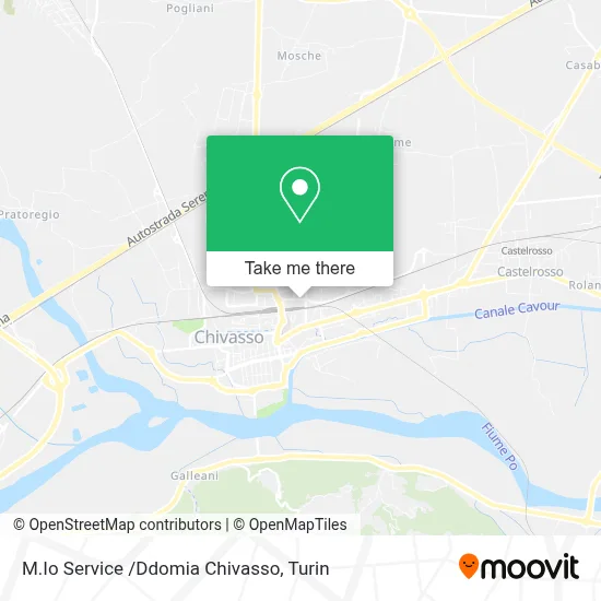 M.Io Service /Ddomia Chivasso map