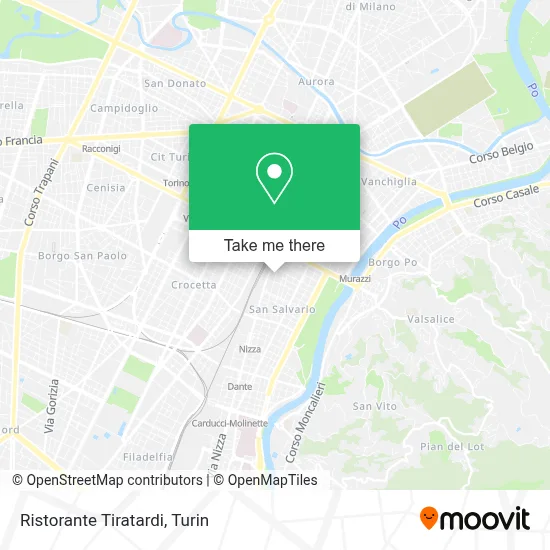 Ristorante Tiratardi map