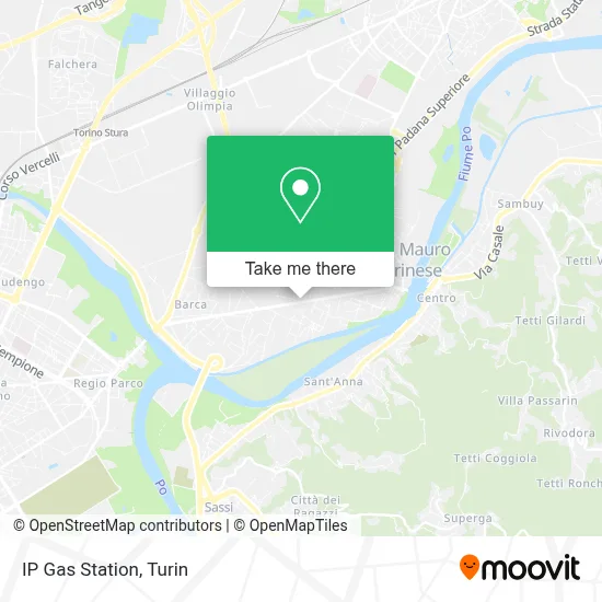 IP Gas Station map