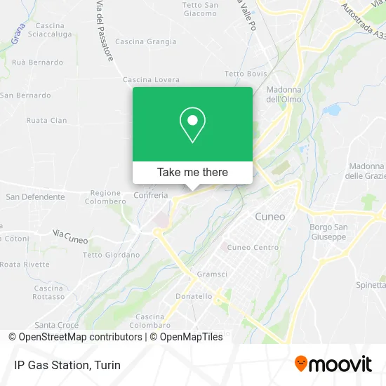 IP Gas Station map