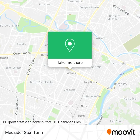 Mecsider Spa map