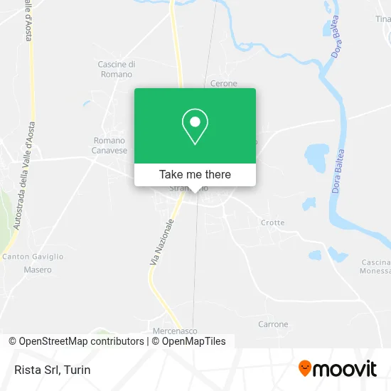 Rista Srl map