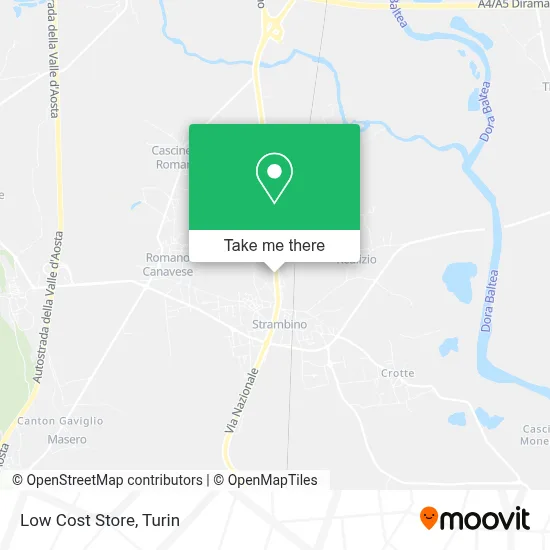 Low Cost Store map