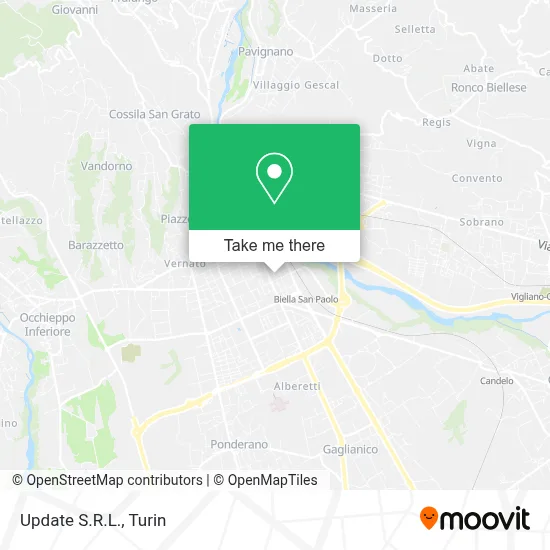 Update S.R.L. map