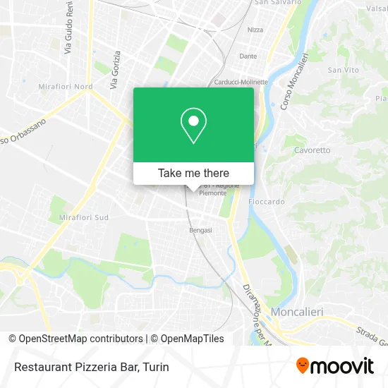 Restaurant Pizzeria Bar map