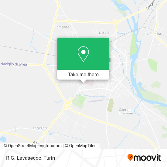 R.G. Lavasecco map