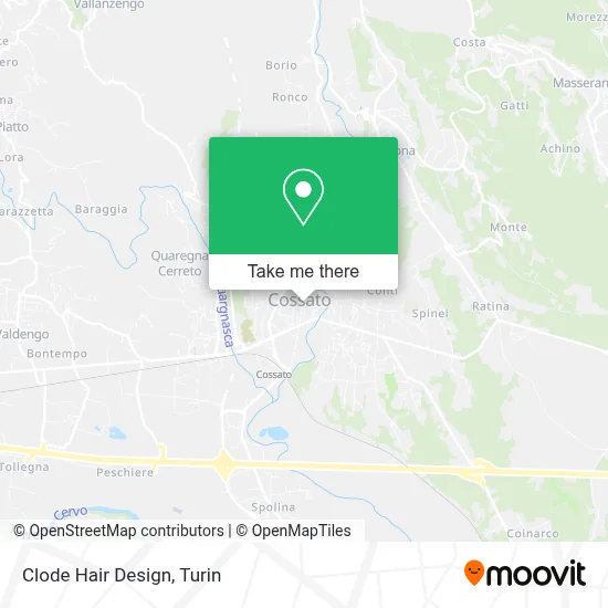 Clode Hair Design map