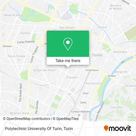 Polytechnic University Of Turin map