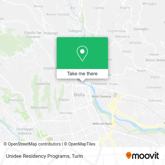 Unidee Residency Programs map