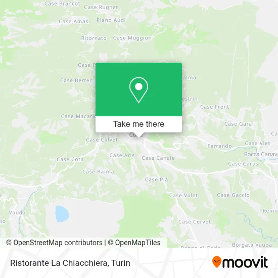 Ristorante La Chiacchiera map