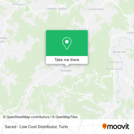 Saced - Low Cost Distributor map