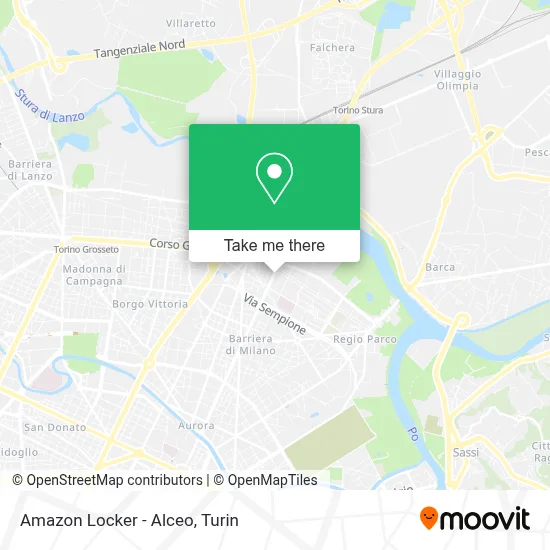 Amazon Locker - Alceo map