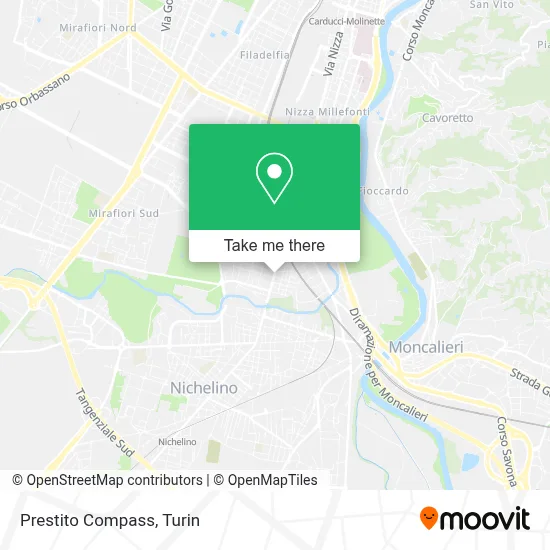 Prestito Compass map