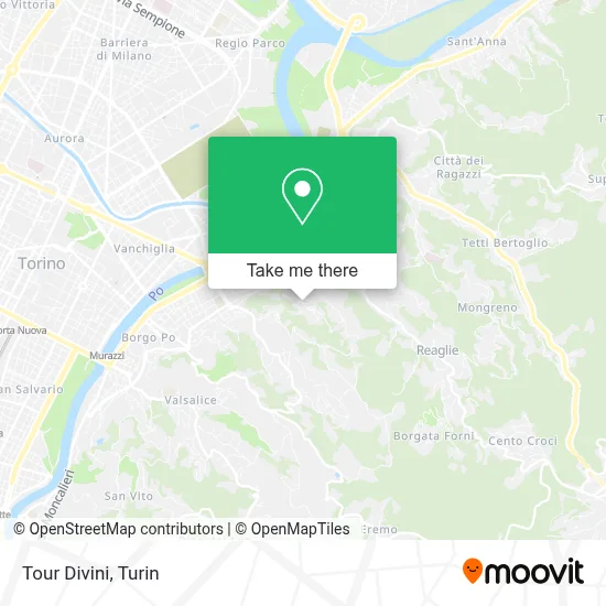 Tour Divini map