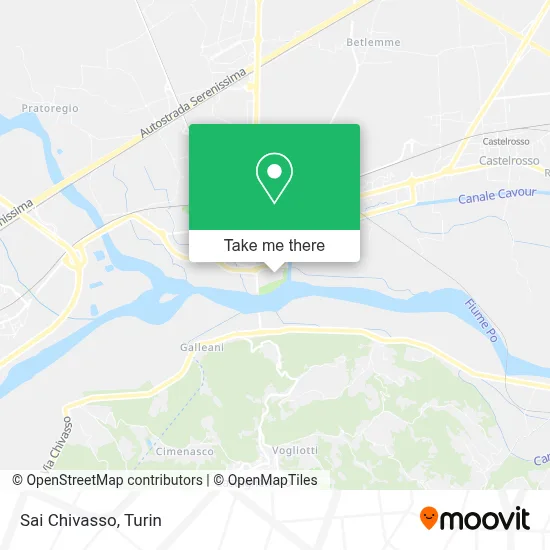 Sai Chivasso map