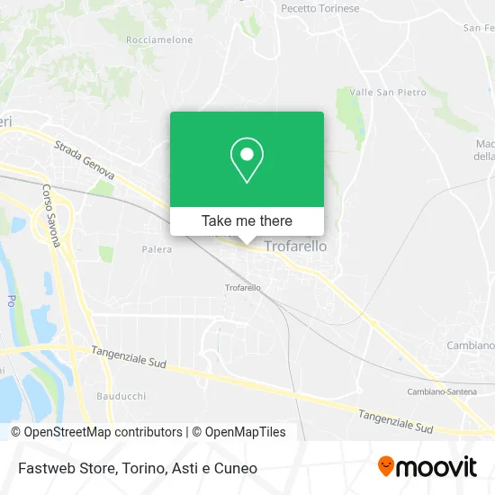Fastweb Store map