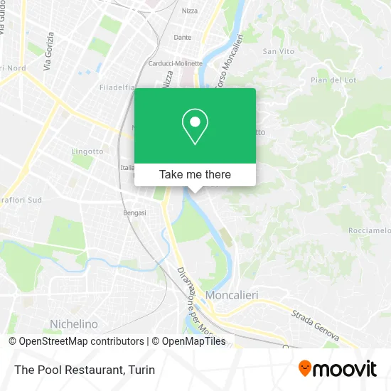 The Pool Restaurant map